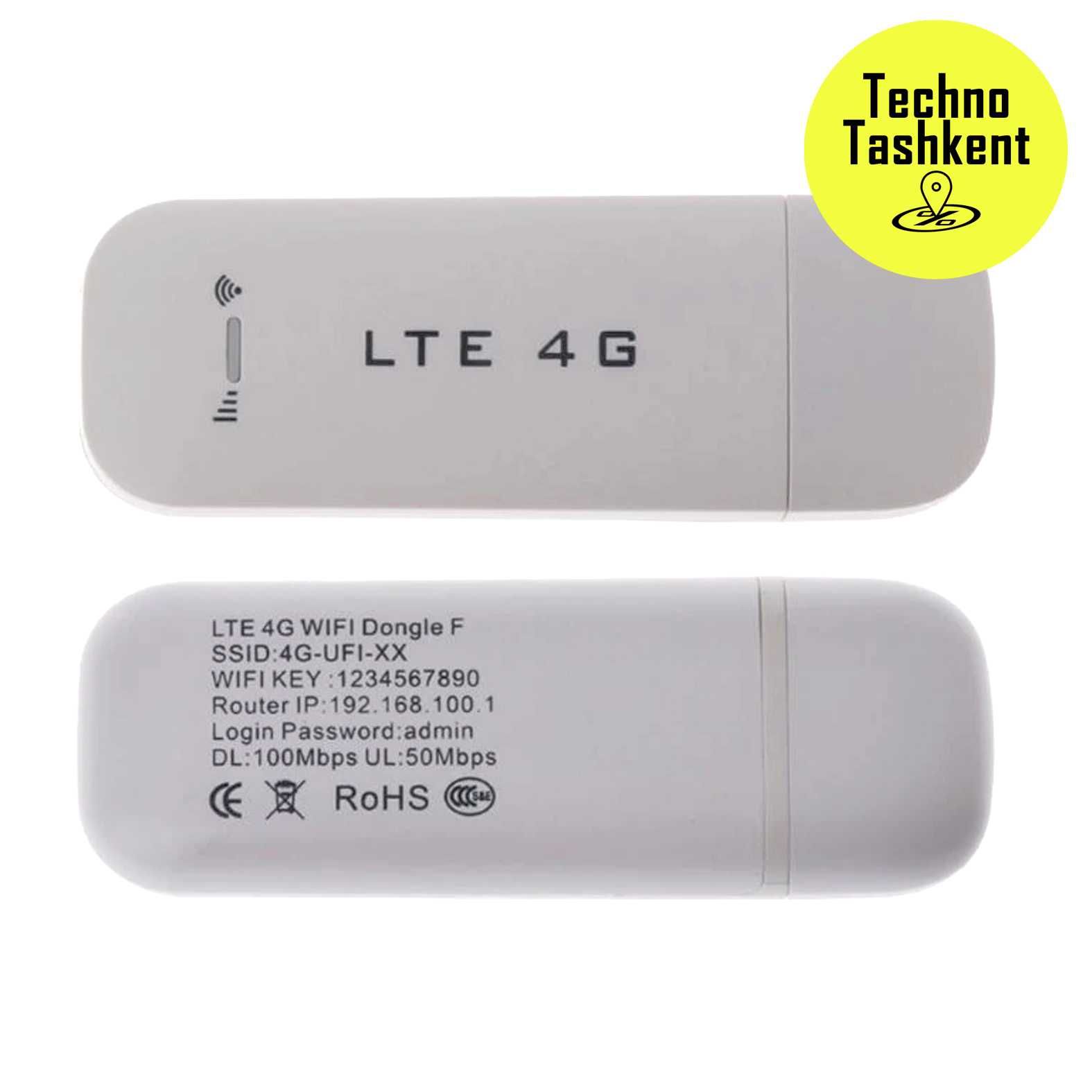 LTE 4G Usb Modem Wi-fi Hotspot 100Mbps (Garantiya) (Dostavka Bor)