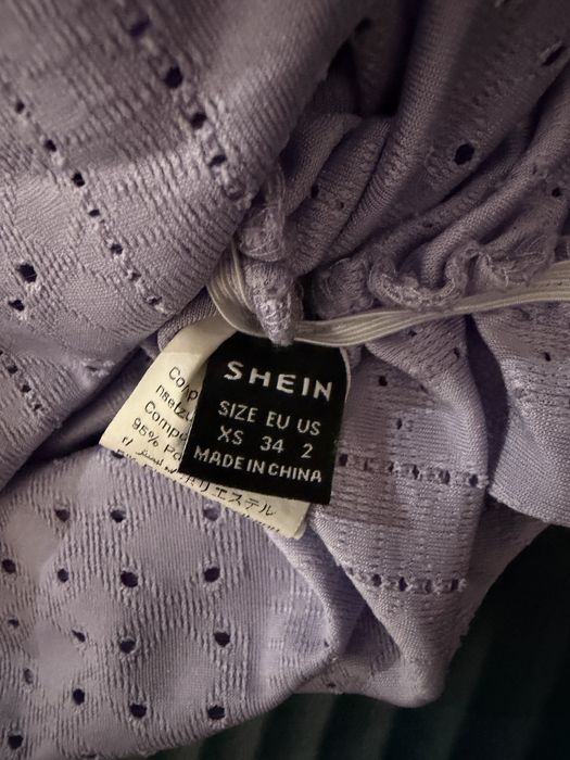 Дамска блузка в лилаво