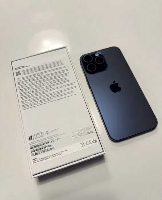 iPhone 15 Pro Max 512 GB, albastru titan