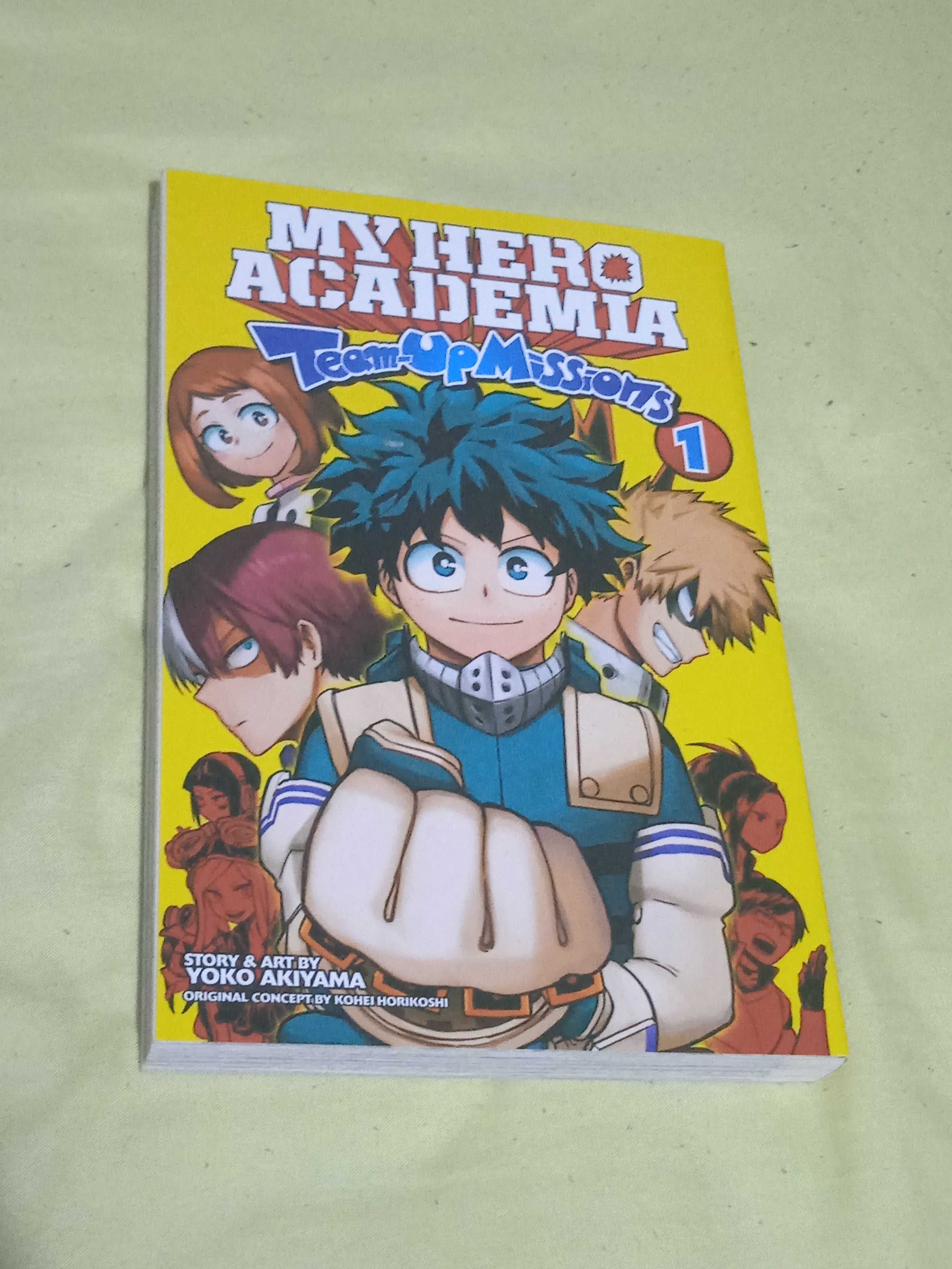 manga in limba engleza haikyu & my hero academia