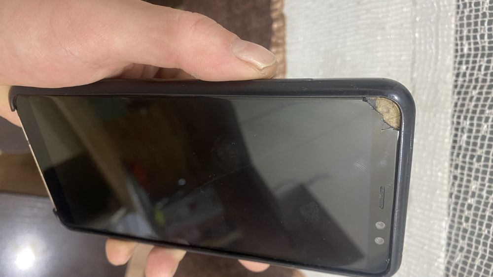 Samsung A8+  рабочий полностью