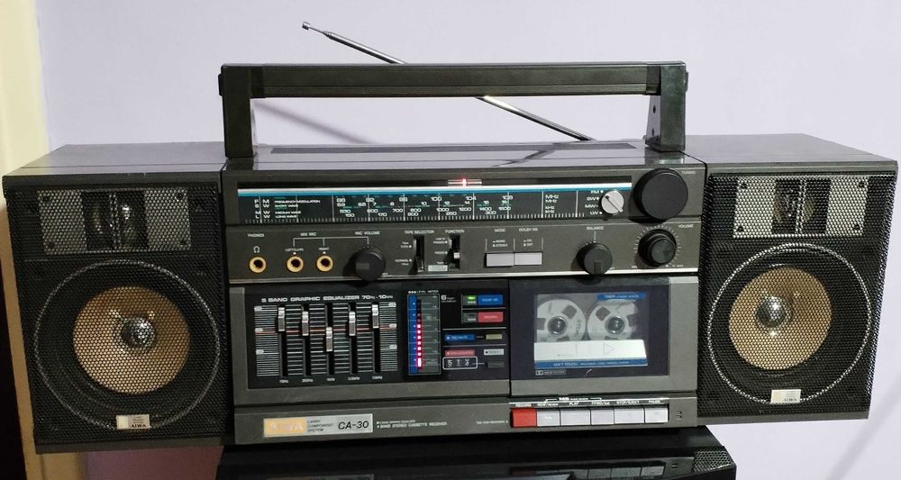 Radio casetofon boombox AIWA CA-30 vintage retro colecție