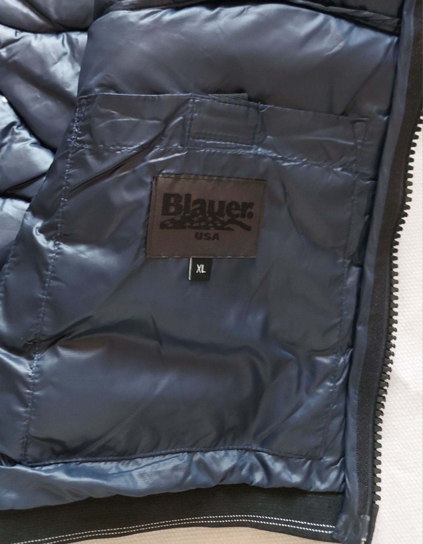 Blauer USA.размер L/52, 90 %пух 10 пера,Hybrid, мъжко пухено яке НОВО