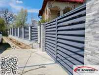 Poarta - gard tip jaluzea -grosime 0.60 mm dublu vopsit- orice lungime