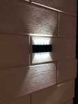 Set 2 x Lampa Solara Decorativa 12 LED - 15 x 6 CM - lumina RECE/CALDA