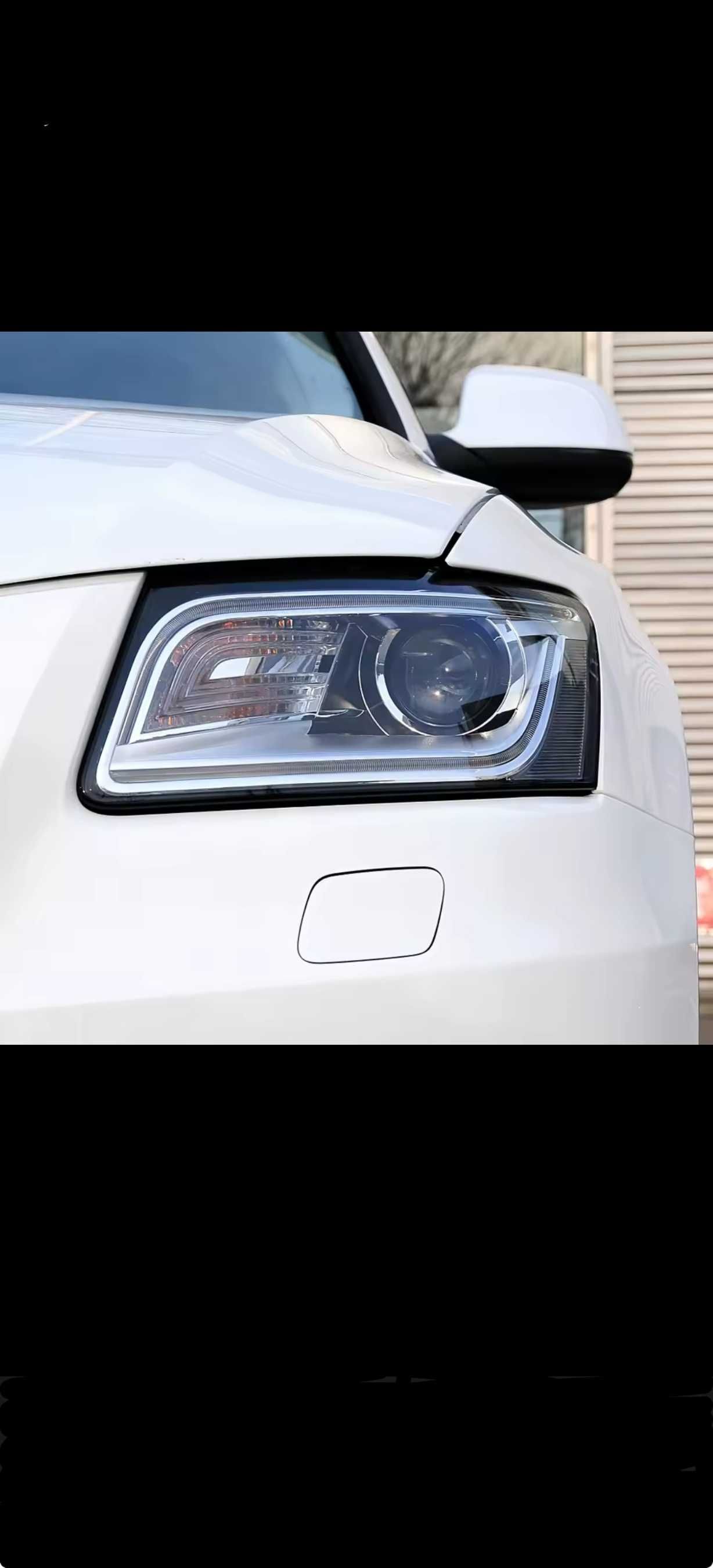 Стъкло фар Audi Q5 Face 12-16 г. Ляво дясно / Стъкло фар Ауди Кю5 L R