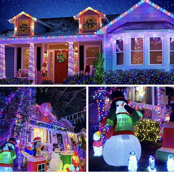 Instalatie Craciun tip perdea 6m x 1m – Multicolor