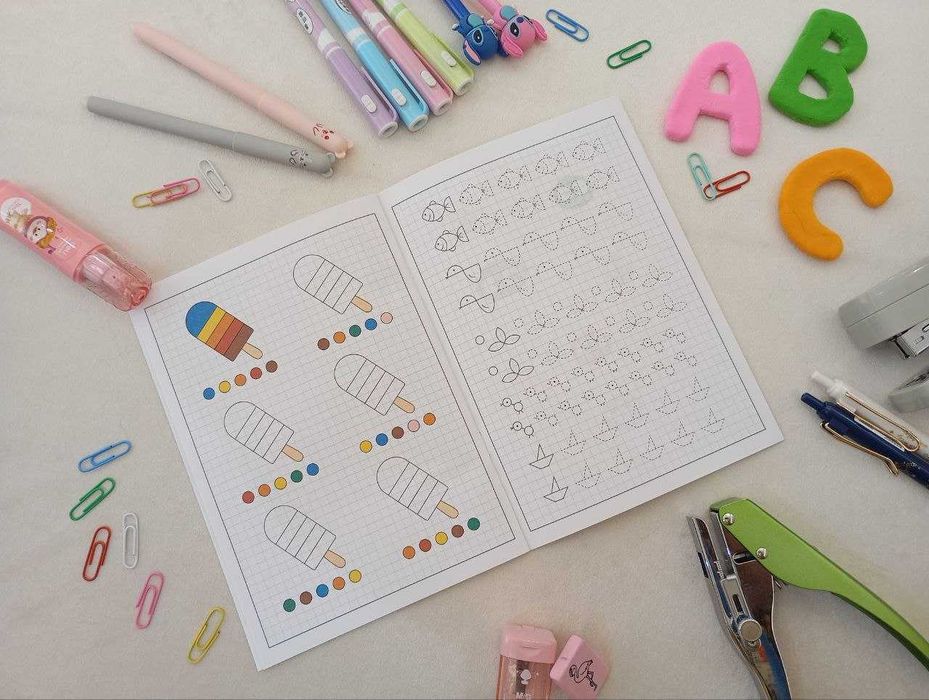 Chizishni va bo‘yashni o‘rganamiz №1 (Kitob)