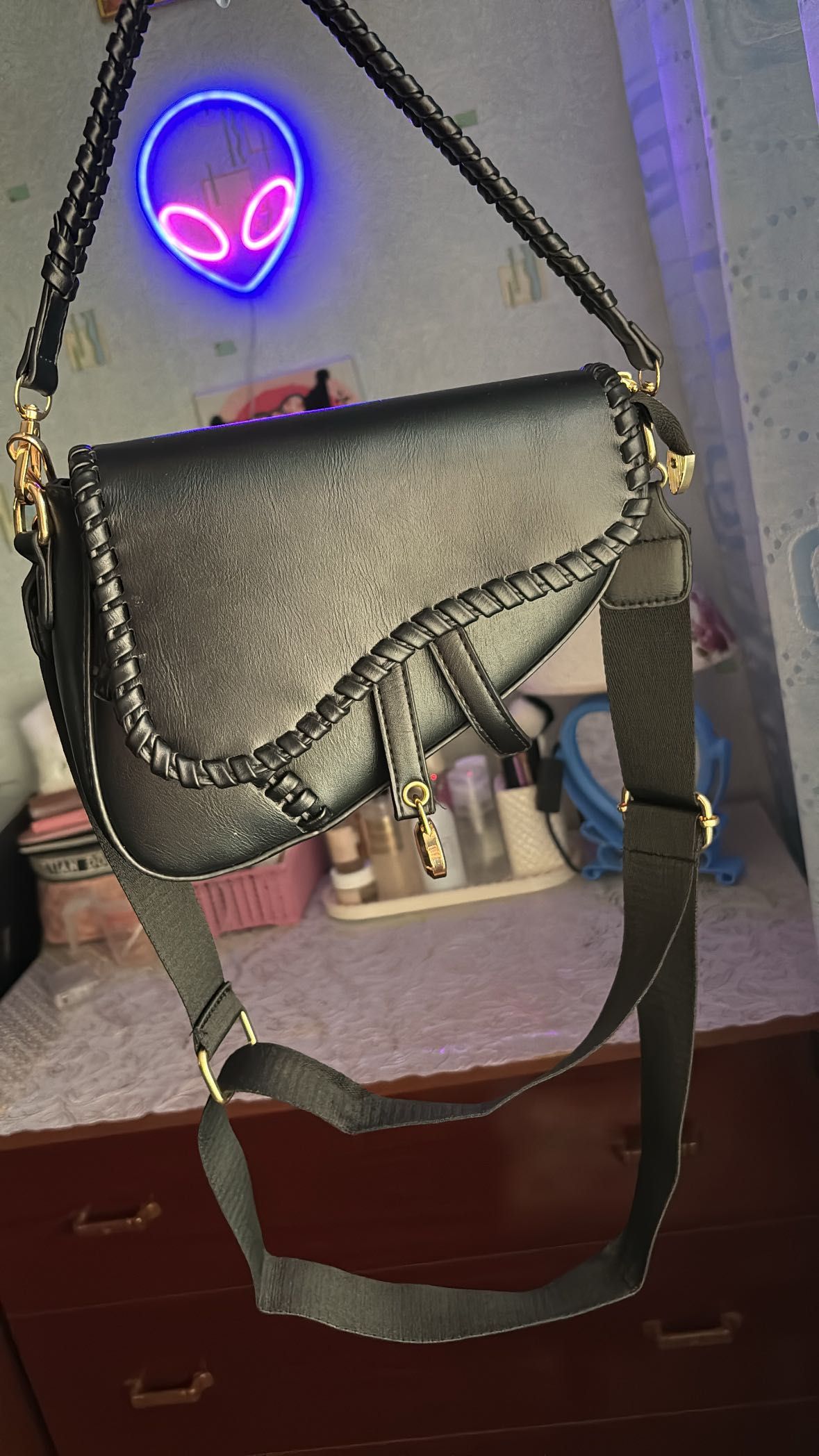 Сумка черная dior