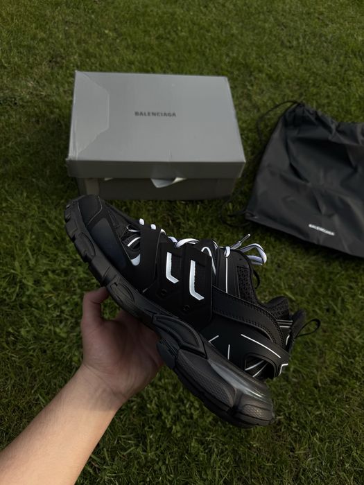 Adidasi Balenciaga Track Black And White / Premium / 2025