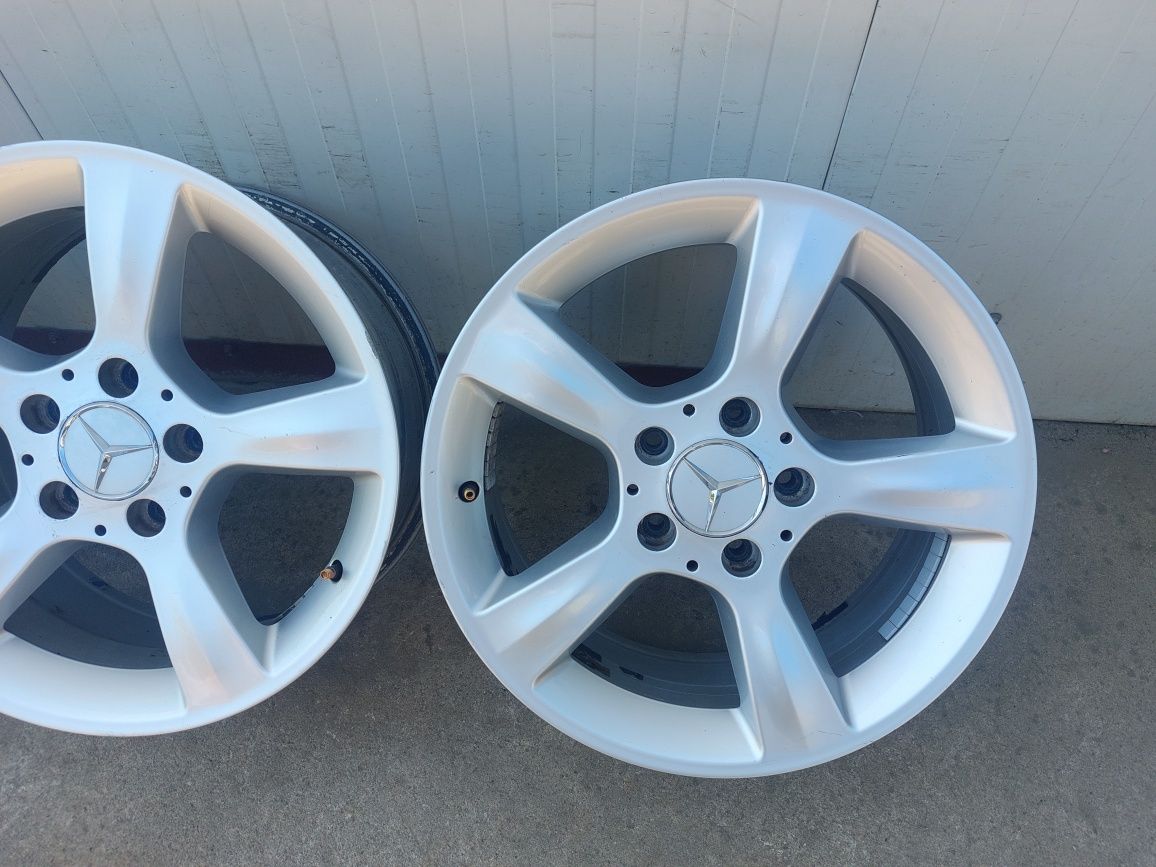 Jante aluminiu r16 / Mercedes Vw Audi Skoda Seat / 5x112/ DOUA LATIMI
