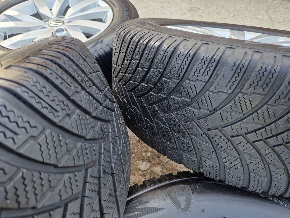 Jante 5x112 Vw Passat B8 anvelope iarna 215 60 16 Firestone 2021