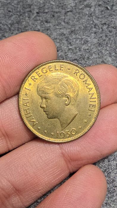 Moneda 20 lei 1930 Hora aUNC-UNC