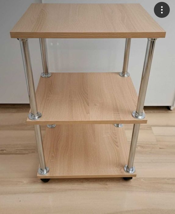 Помощна маса/ козметична количка етажерка ПДЧ Айви мебел