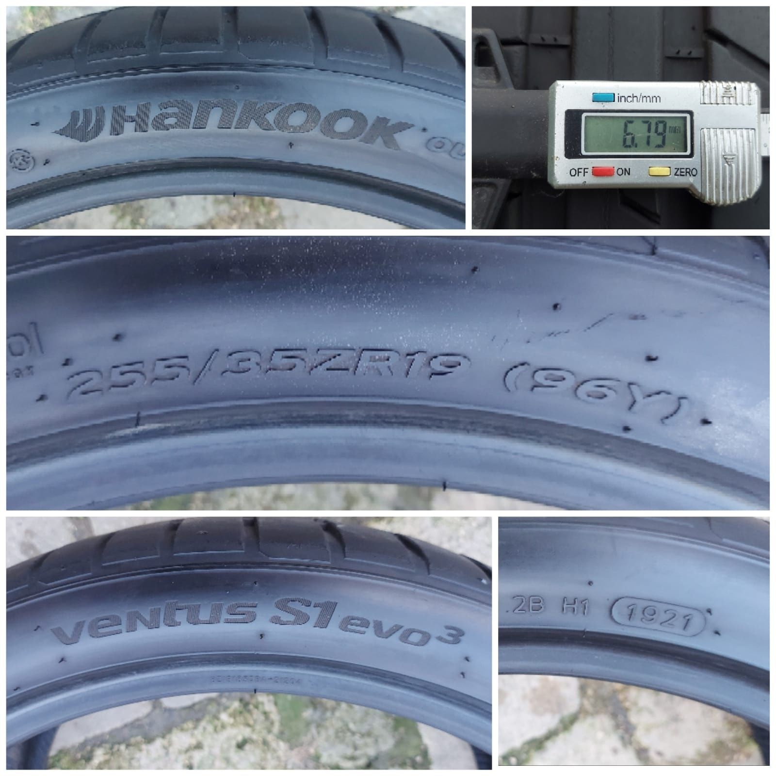 O bucată 255/35 R19 vară - una Bridgestone Michelin Hankook