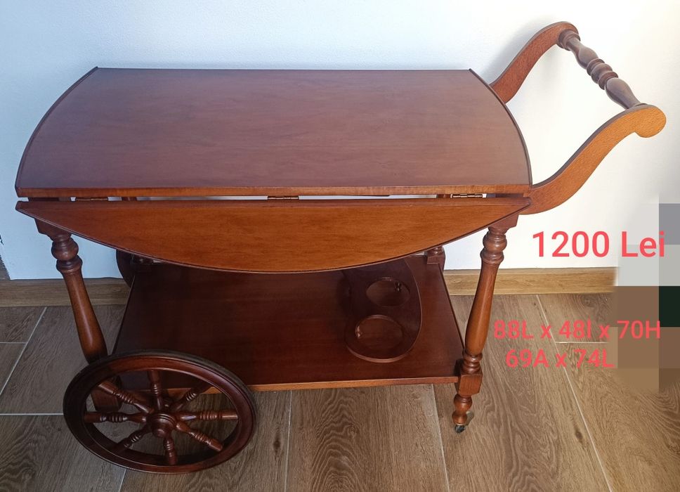 Masa / Masuta pentru cafea / Gheridon~ Lemn Masiv Sculptat ~