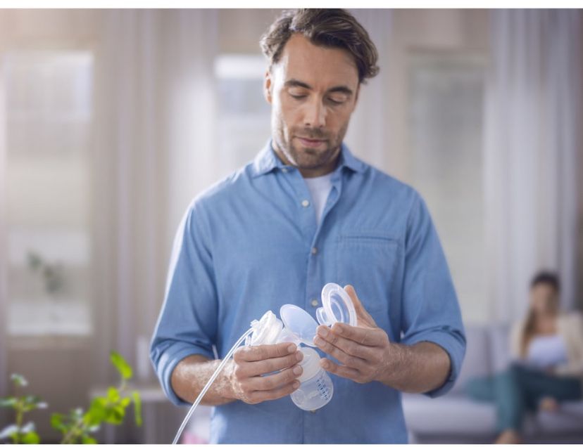 Pompa de san Philips Avent SCF395/11 - aproape NOU
