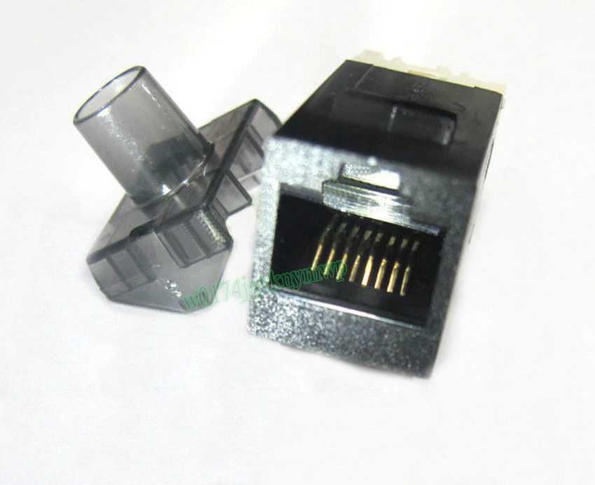 Conector retea RJ45 Keystone Jack CAT6 x 10 buc