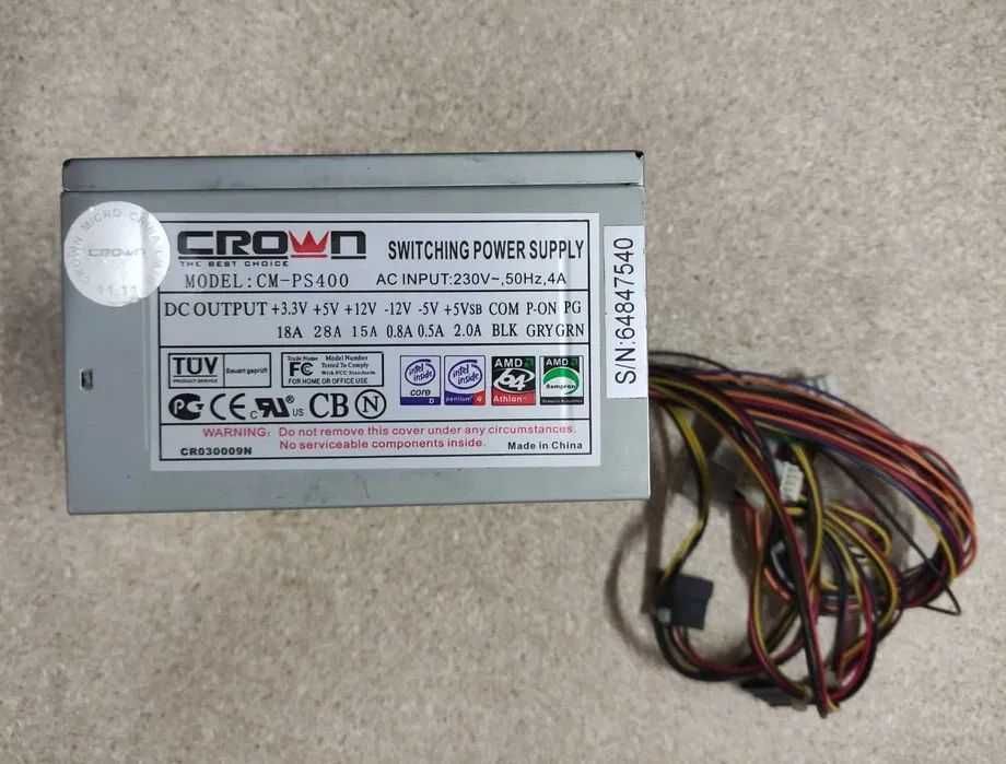 Блок питания CROWN CM-PS400 400 Вт