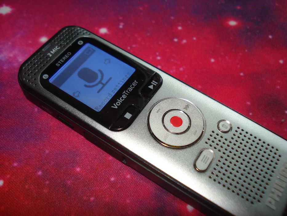 reportofon audio philips dvt2050 voicetracer 2mic radio