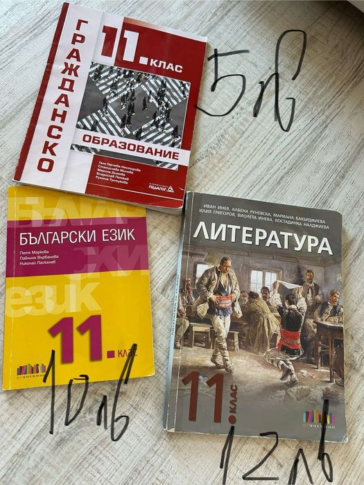 Учебни помагала за11 и12 клас