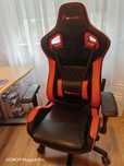 Scaun gaming Tt eSPORTS by Thermaltake GT Fit, Negru - Rosu