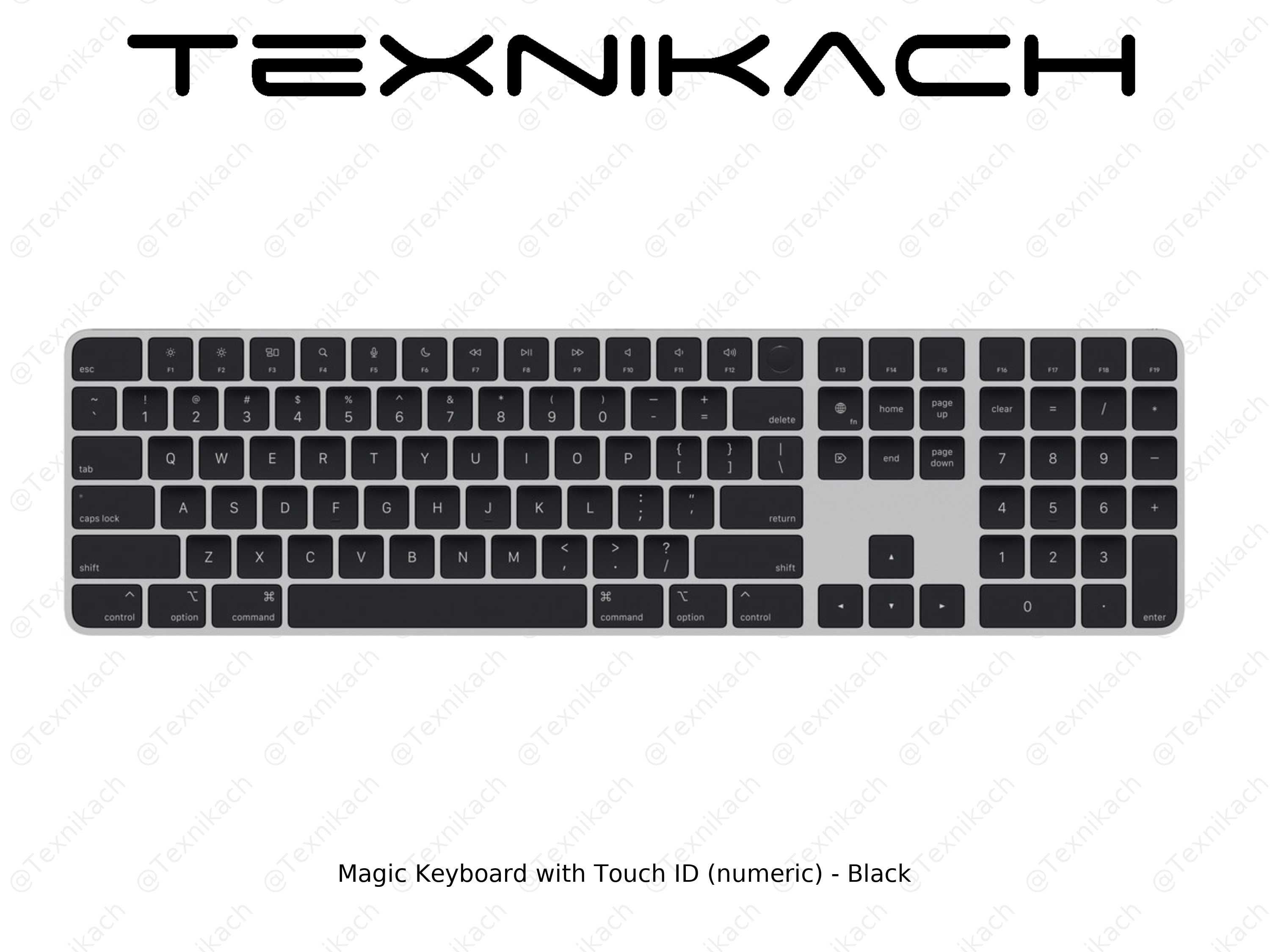 Yangi • Magic Keyboard with Touch ID (numeric) • Dastavka