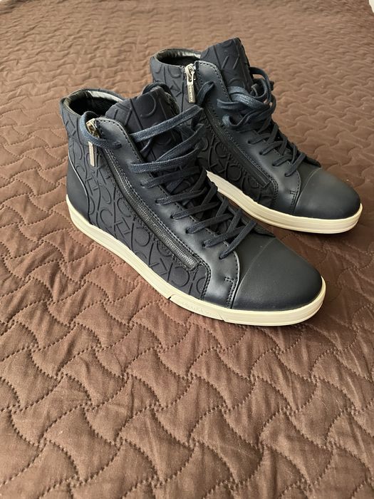 Adidasi Calvin Klein din piele