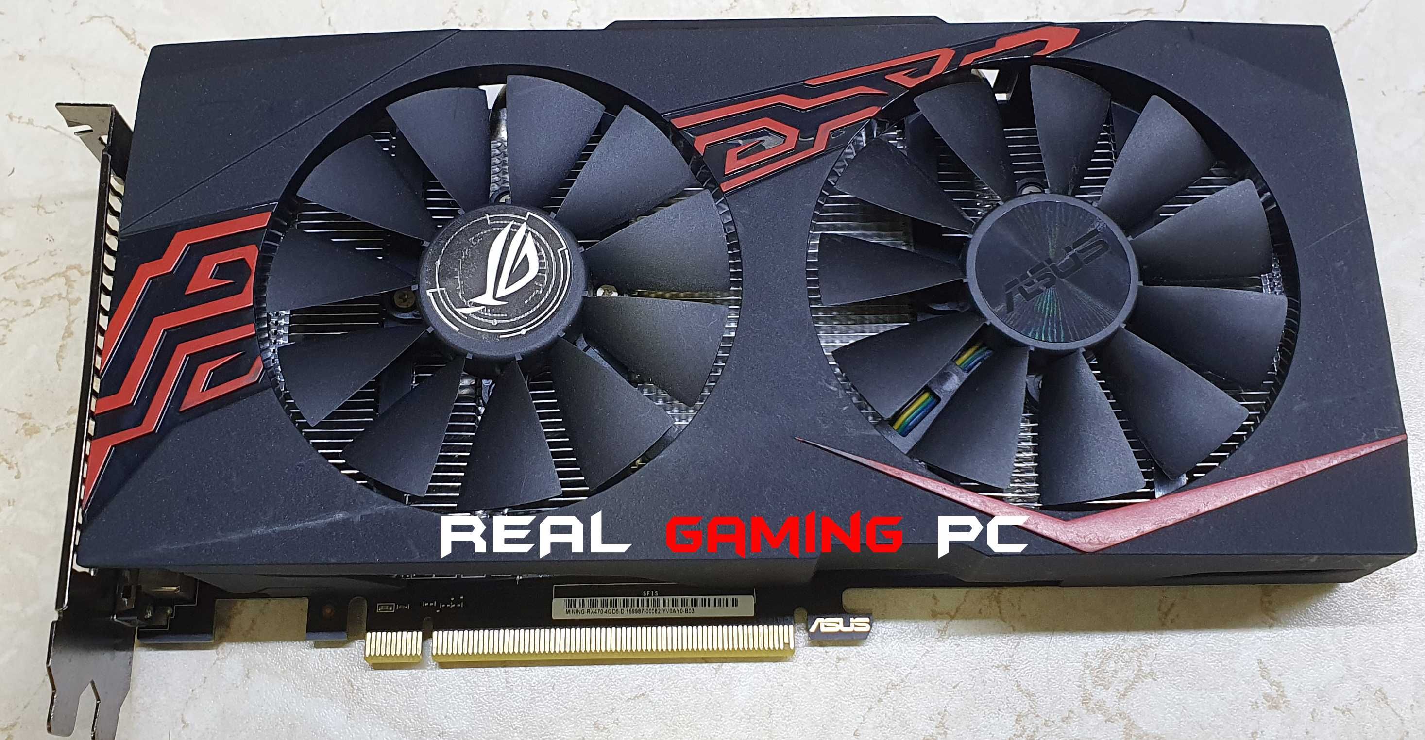 6 месяцев гарантия! ASUS RX470 4GB 256BIT refurbished ~1050TI 1650