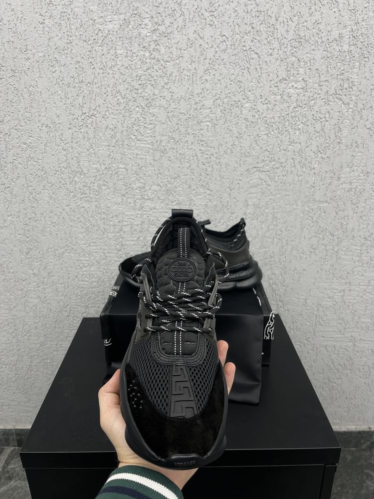 Adidasi Versace Chain Reaction premium full black