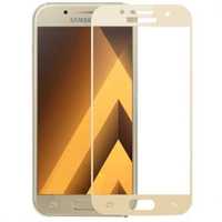 Folie de sticla 3D aurie compatibila cu Samsung Galaxy A5 2017 GOLD