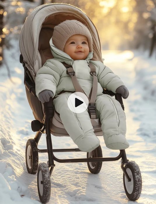 Детский зимний комбинезон