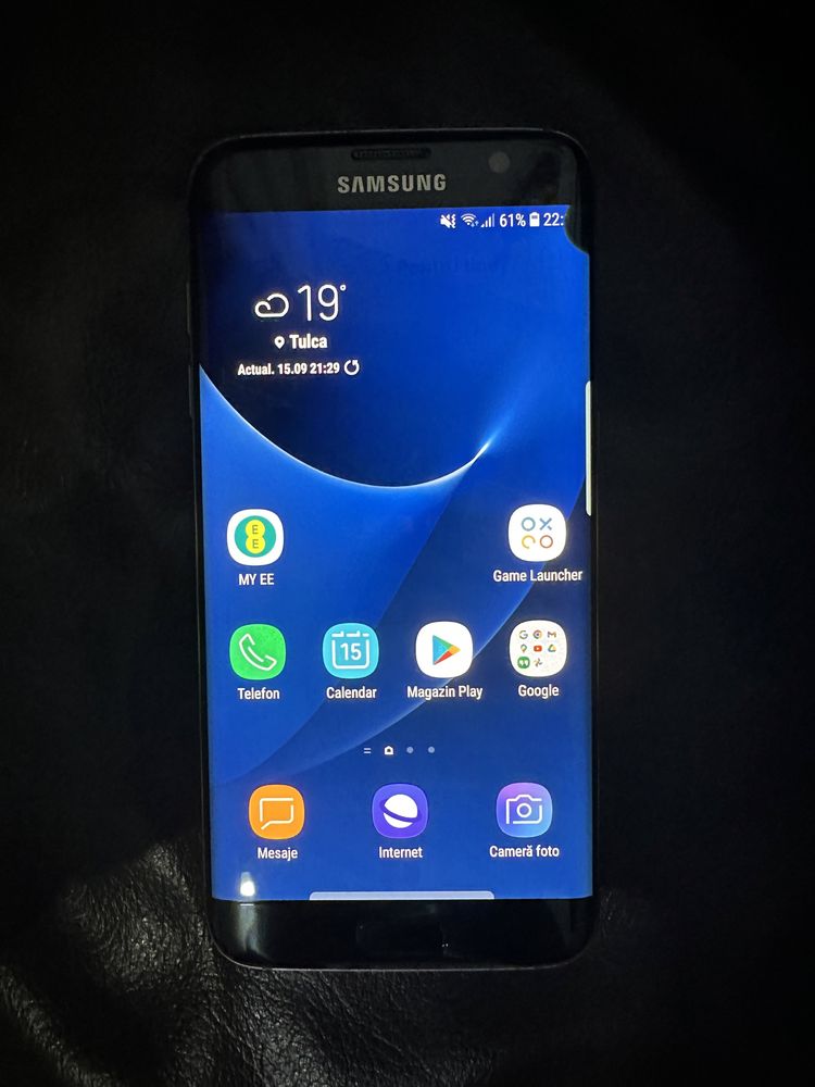 Samsung s7 edge +(cutie si husa de inalta calitate)