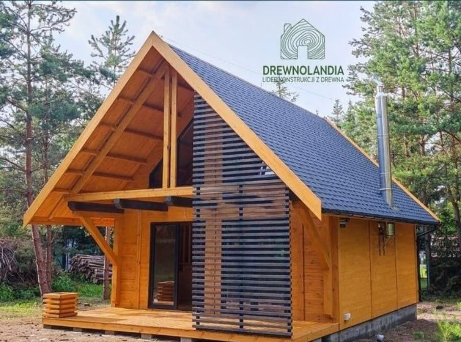 Cabane tip A frame, foișoare, magazii, case, garaje, din lemn uscat