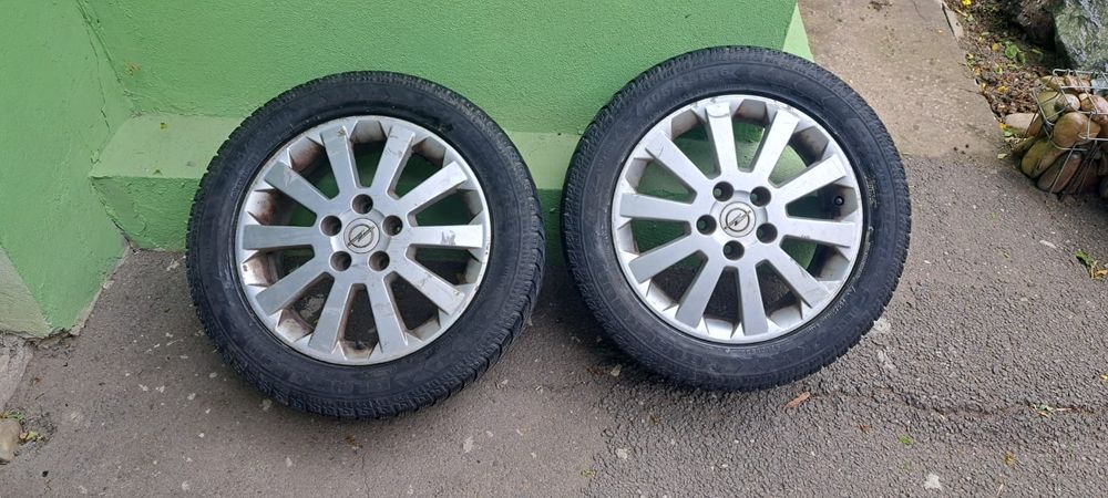 Jante aliaj opel cu cauciucuri iarna 205 55 r16