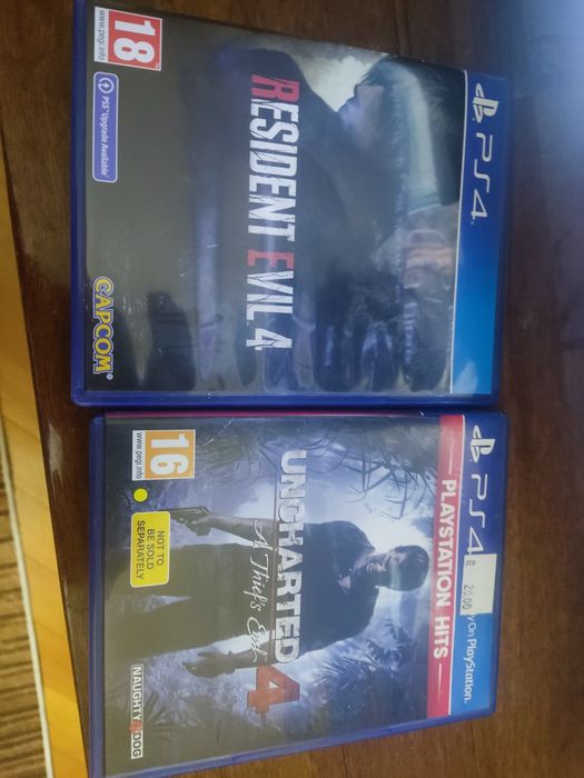 Resident evil4 remake 4 & uncharted 4