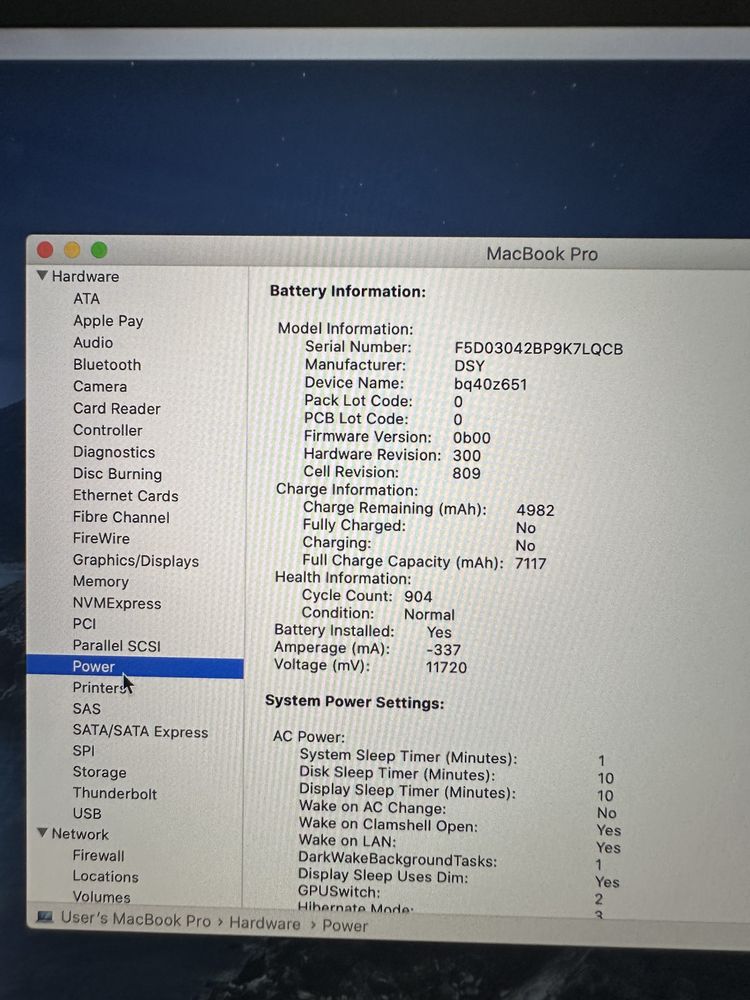 Macbook pro 16 inch 2019 i9 16 gb 1 tb ssd radeon pro 5500m