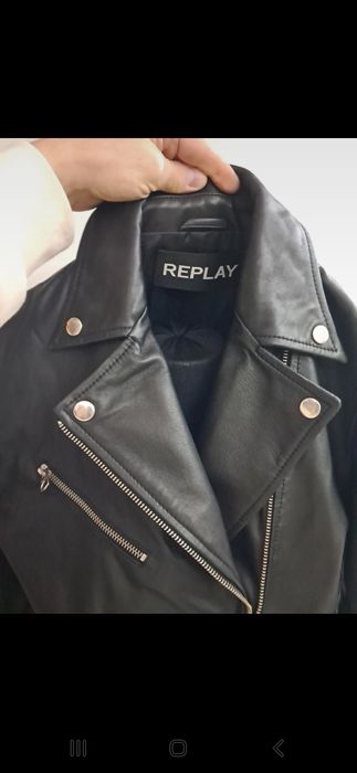 Geaca piele Replay XL