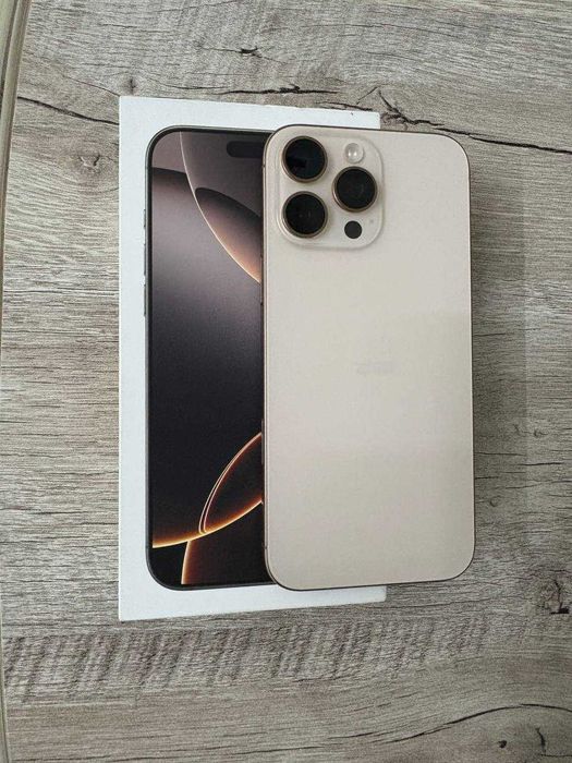 iPhone 16 Pro Max 256GB Desert Titanium 99% - Nasiya savdo mavjud!