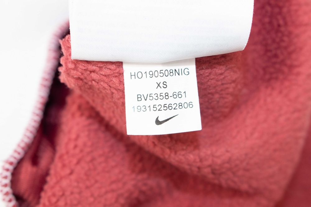 Nike Оригинален дамски суичър Icon Clash худи поларено розово XS