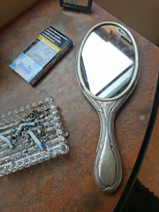 oglinda vintage argint masiv