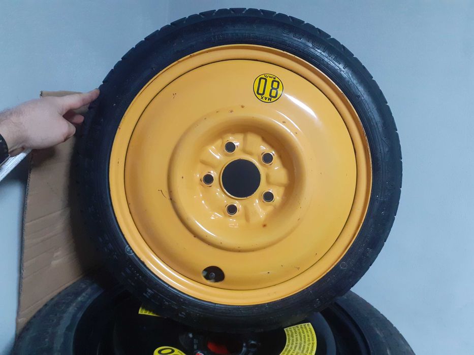 Roata de rezerva Slim Mazda 2 3 5 Honda Civic Kia Hyundai 5x114.3 R16