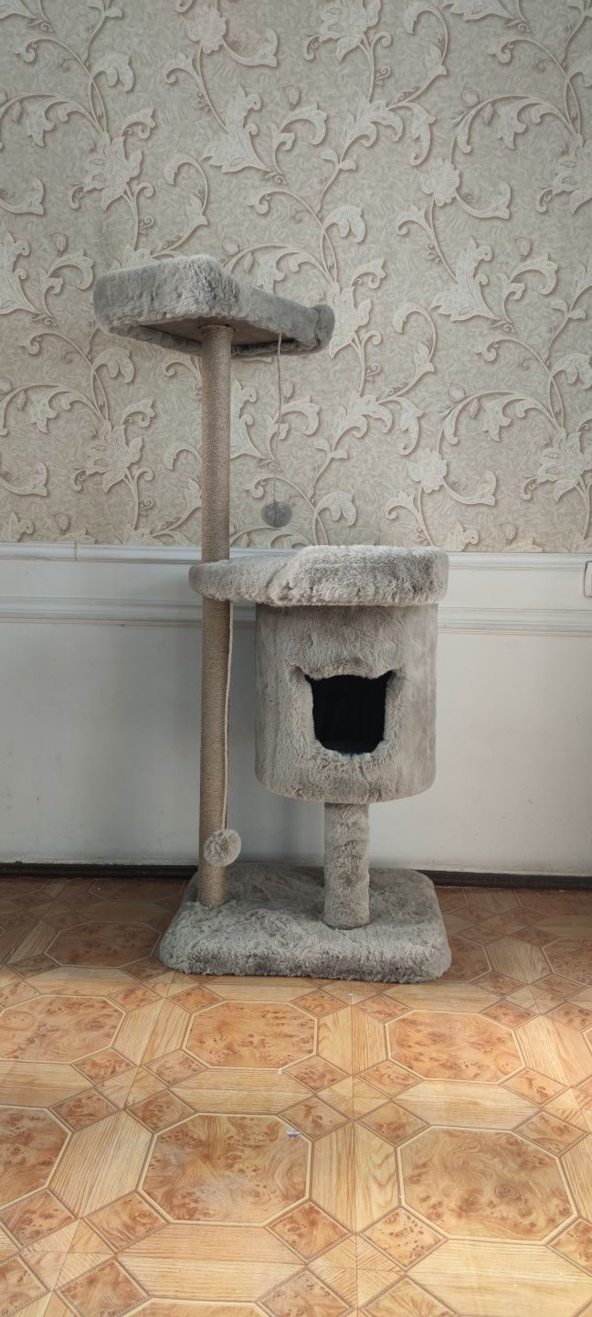Домик для кошек. 3этажный. Новая. Игровой комплекс кошкам котятам кота