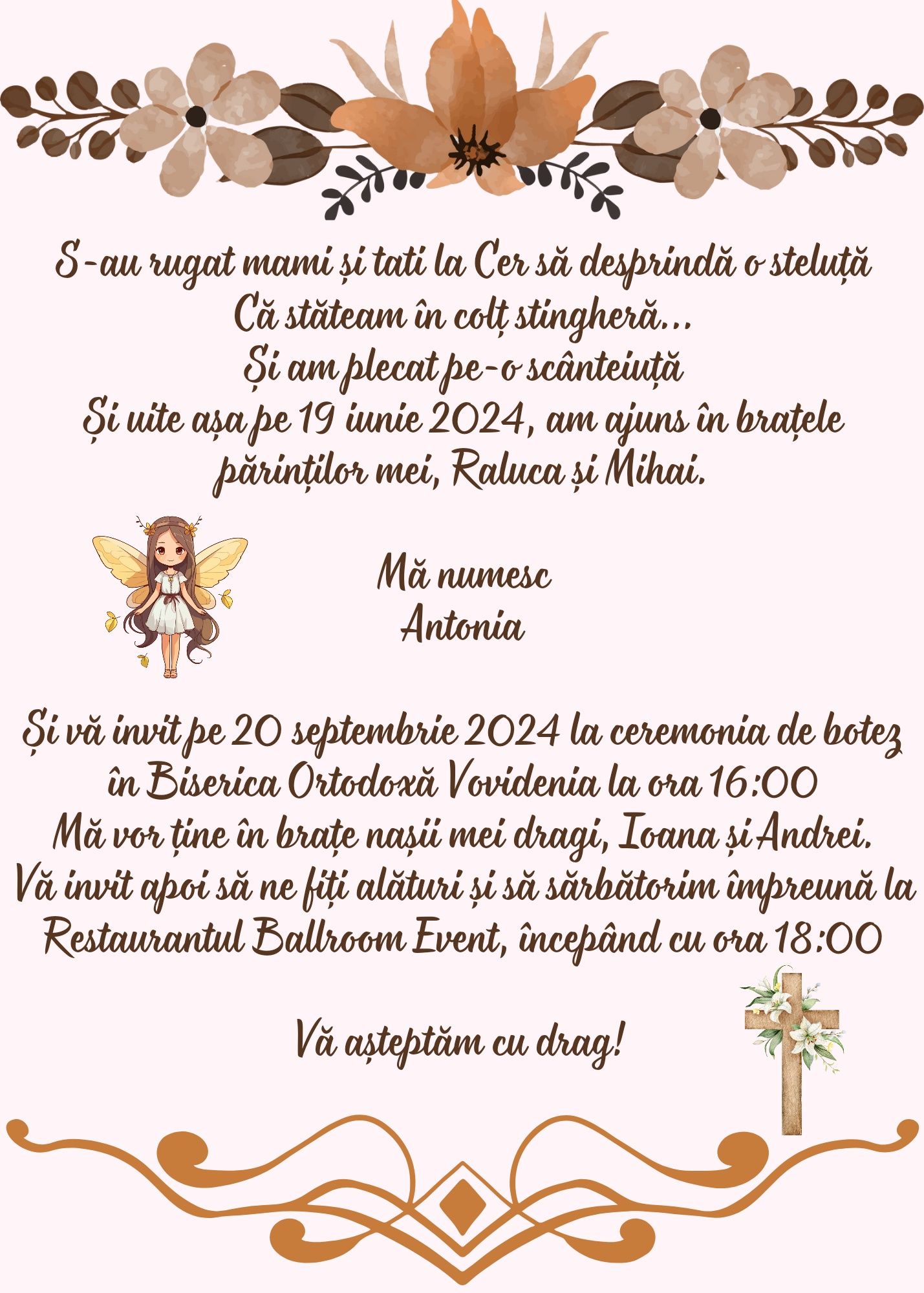 Invitații evenimente PDF și JPG