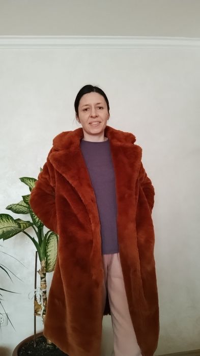 Palton blană artificială