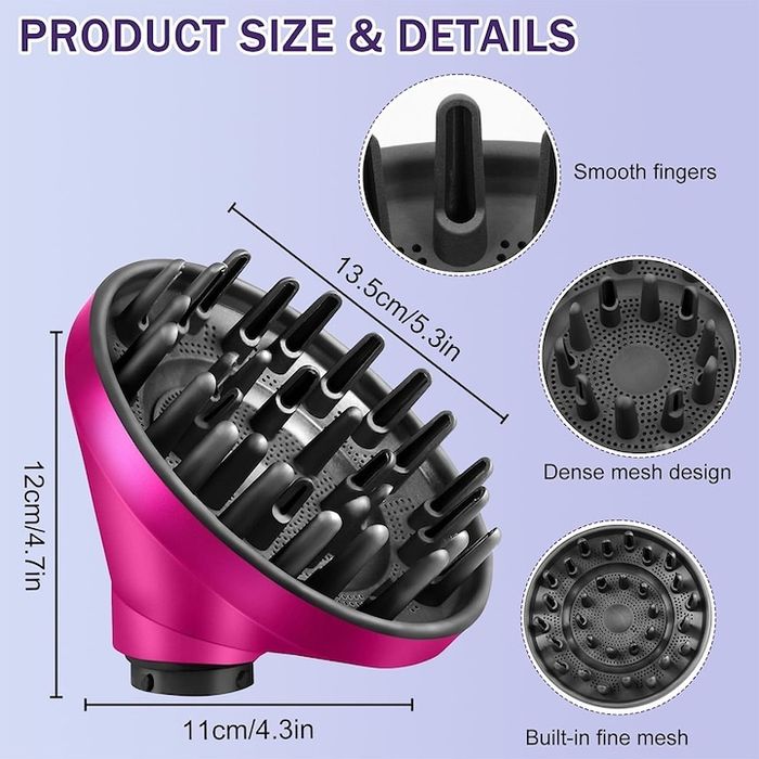 Difuzor pentru uscator de par Dyson Airwrap Styler, Usacare rapida