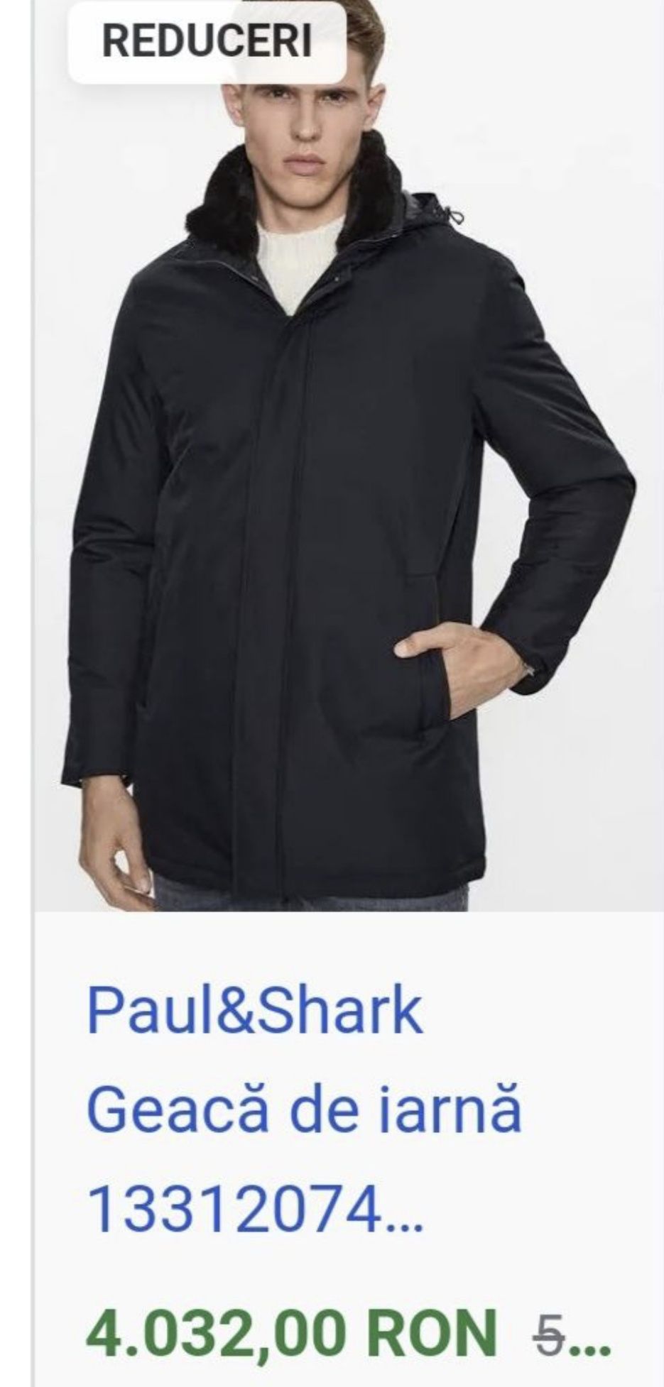 Parka Paul&Shark L nu  Nike Adidas