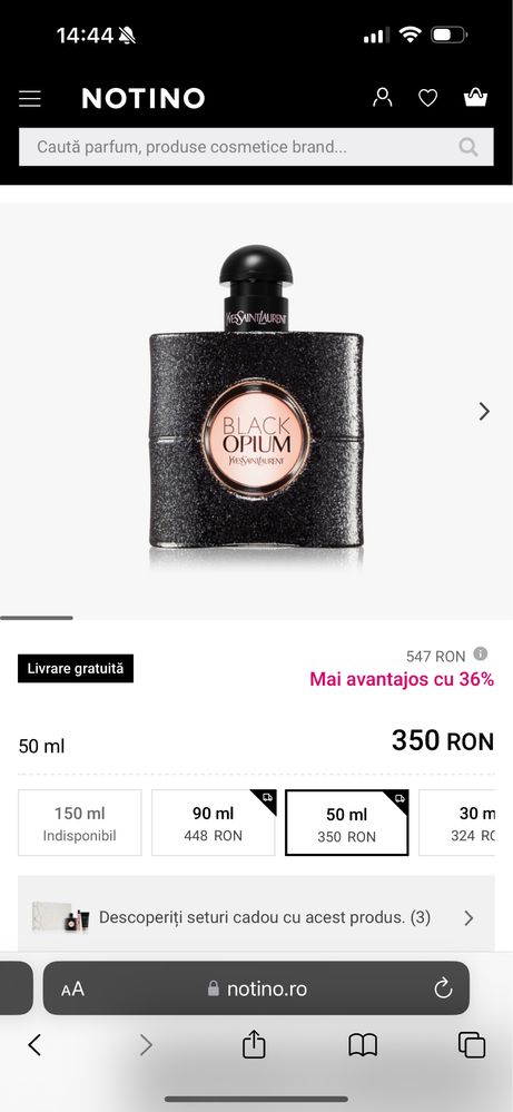 Parfum Black Opium YSL autentic