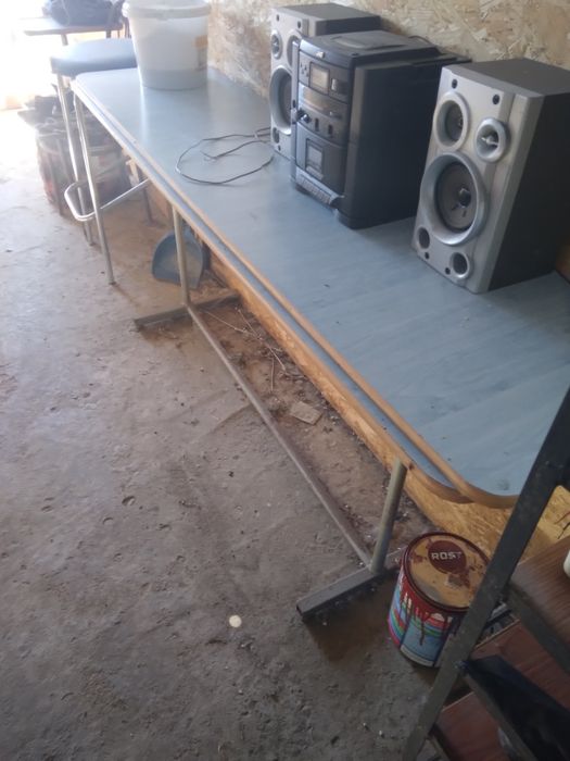 Masa terasa metal plus blat