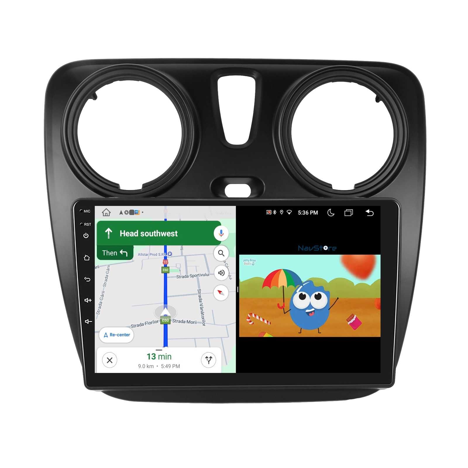 Navigatie Dedicata Dacia Dokker/Lodgy (2012-2020), 9Inch,WiFi, Carplay